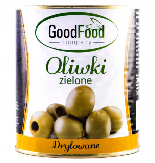 Španielske zelené olivy, bez semien, 3 kg Horeca