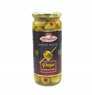 Zelené olivy s 500g paprikami