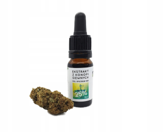 CBD - Zlatý CBD olej z extrakčnej CO2 10 ml 25%