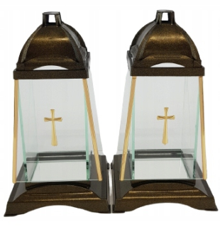 Znicz Chapel HK-44 Gold s priečnou sadou 2 ks