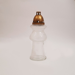 Znicz - Z -3 zdobené pruhmi - zlato H. 25 cm