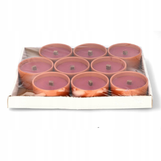 Sviečka na keramickú hlinku Ø10,5 cm set 9 ks