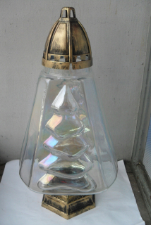 Biały Artistic Candle 41 cm