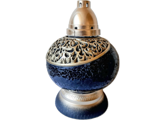 Black Mosaic Lantern Candle+Black+Príspevok
