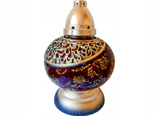 Sviečka Lanterns Bullet Mosaic Red-Gold+Príspevok