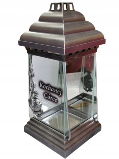 Sviečka Lantern s odhodlaním dediča 31x14 cm