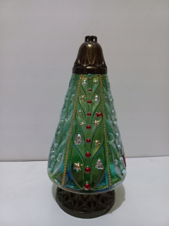 Sviečka parafínu s Cht 13 Glamour Christmas Tree Veľká do 75 hodín