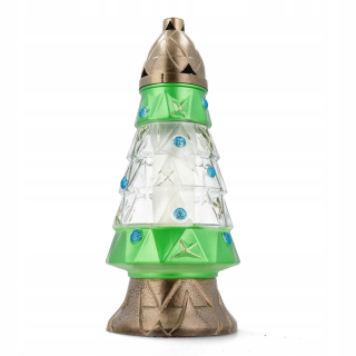 Sklenený vianočný stromček na Vianoce 36 cm