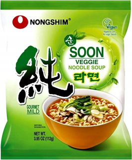 Ázijska kuchyňa - Kórejská polievka okamžitá vegetarizácia ramyun 20x112g