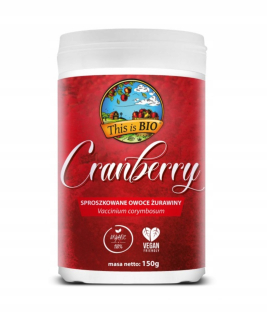 Sušené ovocie - Cranberry Cranberry 100% Organic 150g To je bio