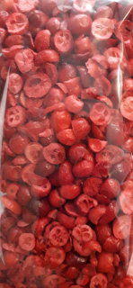 Sušené ovocie - Brusnicové lyofilizované polovice 100g