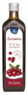 Brusnica, 100% brusnicový džús, Vital 490ml