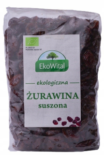 Sušené ovocie - Brusnice Sušené Bio 500 g Ekowital Ekovital