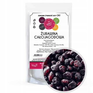 Sušené ovocie - CRANBERRY Sušené CAŁOJALODOWA - 1KG