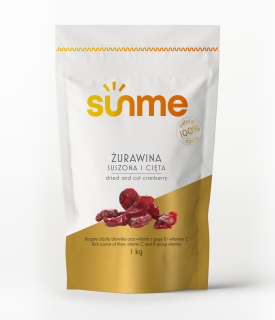 Sušené ovocie - Sušené brusnice - rez 1 kg - 1000 gramov