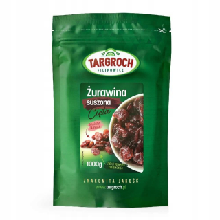 Sušené ovocie - Cranberry Sušené Cut 1000g Targroch