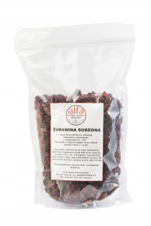 Sušené ovocie - Cranberry Sušené Cut 1kg 1000g Natural Kvalita