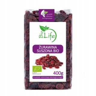 Sušené ovocie - Cranberry Sušené sladené 400 g bio