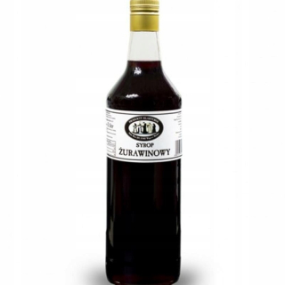 Brusnicový ovocný sirup 1 l Monastické produkty