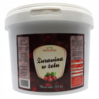 Brusnice v géli 55% Jam Jam 3,2 kg