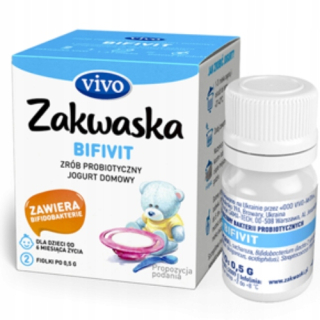 Živá bakteriálna kultúra pre bifivit jogurt 2 ks