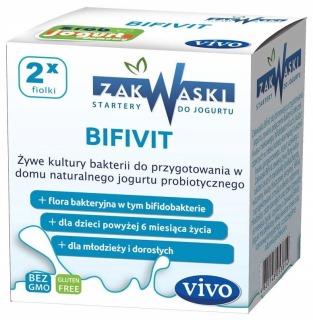 Živá bakteriálna kultúra pre bifivit 1 g jogurt (2 fi