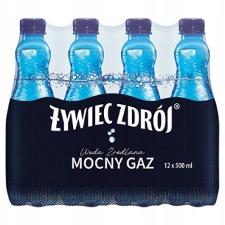 Żywiec Zdrój Perlivá pramenitá voda 12 x 0,5 l