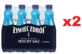 Żywiec Zdrój Silný plyn 500 ml x 24 ks