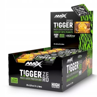 Proteín - proteínová tyčinka CARAMEL Arašidové MASLO Amix Tigger