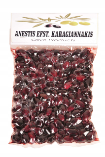 tmavé olivy KALAMATA 500 gramov GRÉCKO