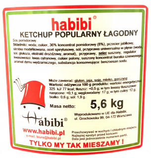 Habibi Ketchup Gentle 5.6kg Habibi