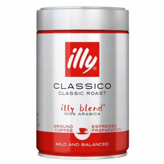 Káva mletá -  Illy Classico 100% Arabica 250g Mincing Coffee