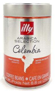 Zrnková káva -  Illy Kolumbia 100% Arabica 250g Káva Granist