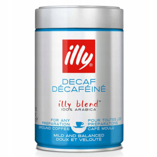 Káva mletá -  Illy Deafeine 100% Arabica 250g Mincing Coffee
