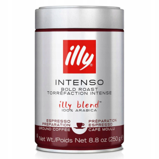 Káva mletá -  Illy intenso 100% Arabica 250g mletá káva