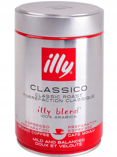Káva mletá - Illy Classico Mincing Coffee 100% Arabica 1 x 250 g