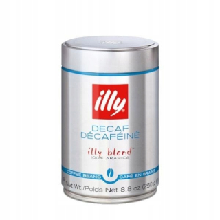 Káva bez kofeínu -  illy Deca bezkofeínové kávové zrná 250g VÝPLET