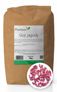 Sušené ovocie - Goji bobule - vynikajúce pridanie denného 5kg stravy