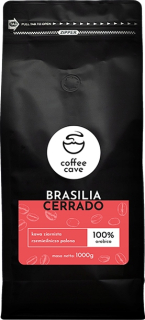 Zrnková káva -  Káva Beans Brazília Cerrado 1kg 100% Arabčina