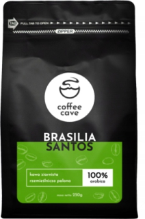 Zrnková káva - Fazuľa Káva Brazília Santos 250 g 100% Arabica
