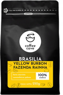 Zrnková káva - Červená Káva Brazília Žltá Burbon 250 g