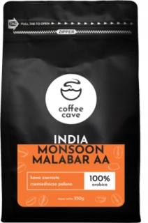 Zrnková káva - Káva Beans India Monsoon Malabar 250 g