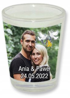 Darček na Valentína - Hrnček dvojjakoszulka.eu sklo 50 ml