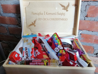 Communion darček Kuferek Sweets