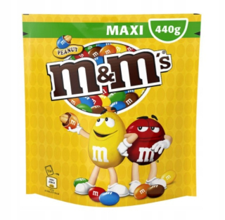 M & M Peanut Chocolate Arašidy 440g
