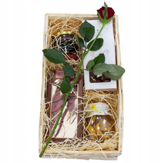 Pre Valentína: Premium Basket s Ruby Chocolate