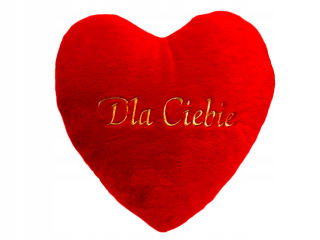Darček na Valentína - Obrovské vyšívanie srdca pre vás vankúš Valentína