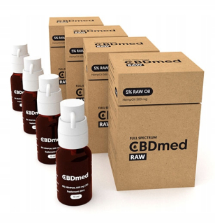 CBD - Konopný olej 5%. CBD. Surové. Cbdmed