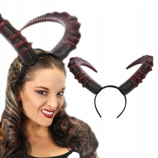 Halloween - Čelenka s rohmi