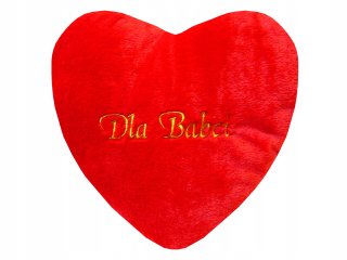 Darček na Valentína - Vyšívanie srdca plyšového vankúša na deň babičky